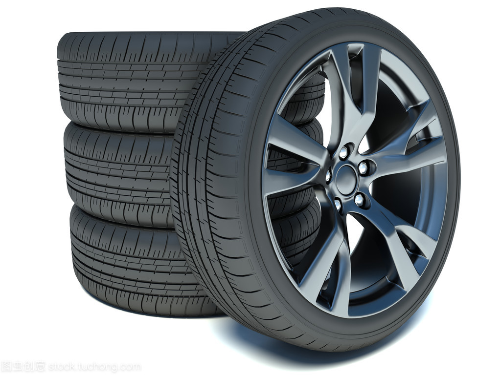 汽車車輪的堆棧
