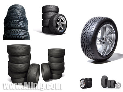 汽車輪胎高清圖片 設(shè)計(jì)中的動力與質(zhì)感